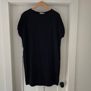 Gravel & Gold Lido dress in black